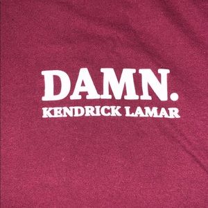 DAMN. Kendrick Lamar shirt